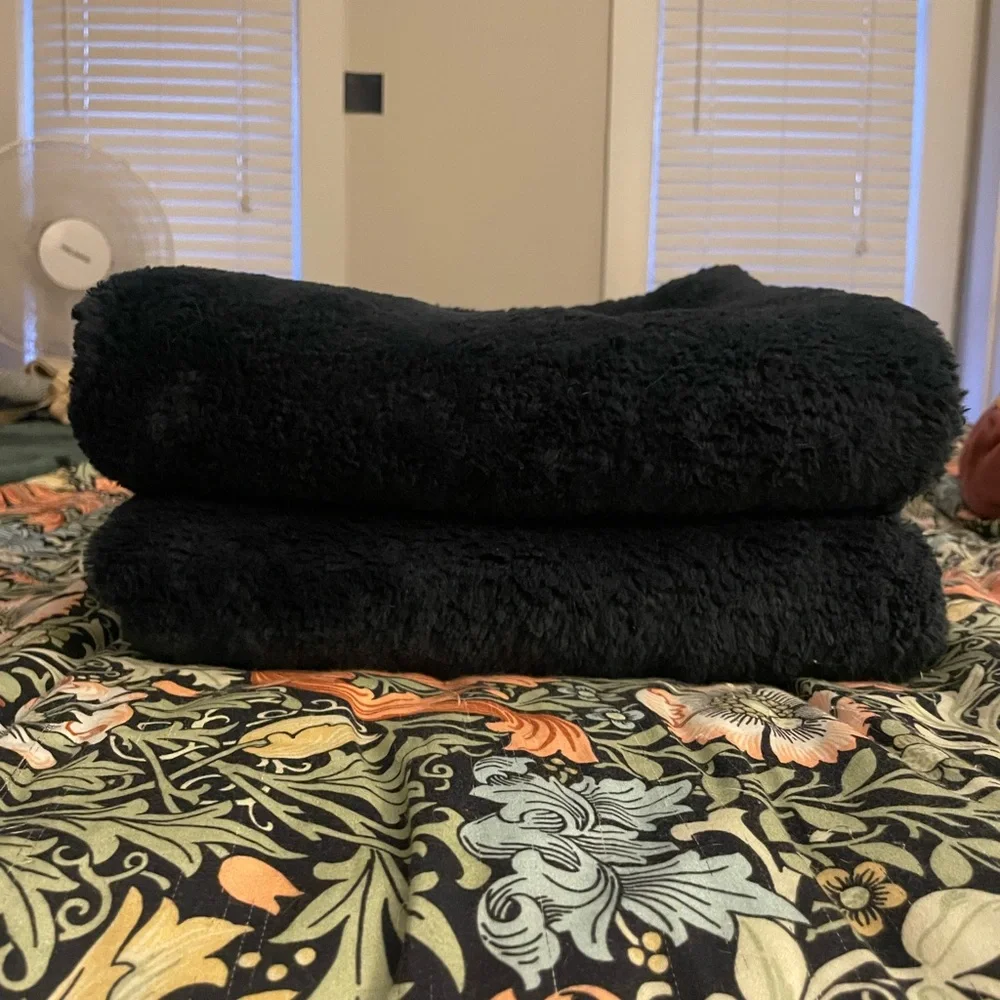 IKEA Dark Blue Accent Pillow set of 2